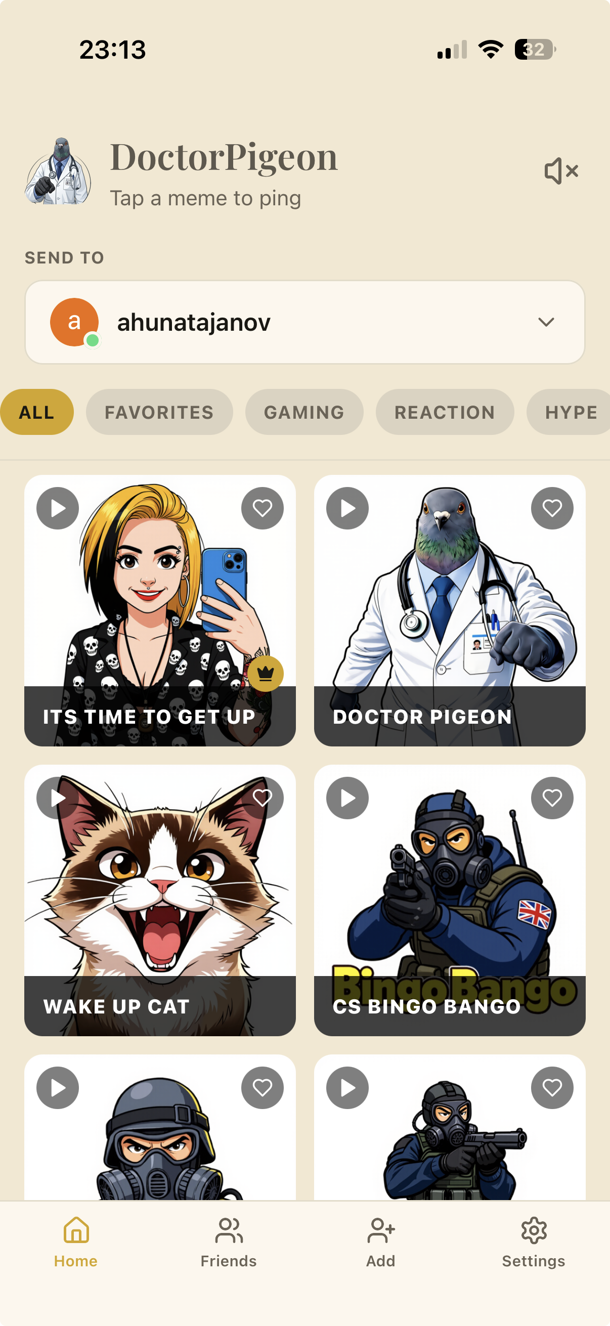 Doctor Pigeon app screenshot